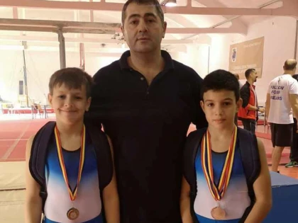 Gimnaştii de la CSŞ Gloria au urcat pe podium la un concurs internaţional