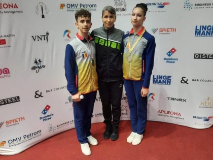 Gimnaştii de lot naţional ai CSM-ului - medaliaţi la Bucharest Aerobic Cup, urmează Mondialul din Portugalia!