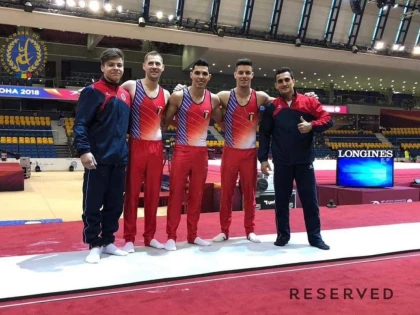 Gimnastul Adelin Kotrong participă la Campionatul Mondial