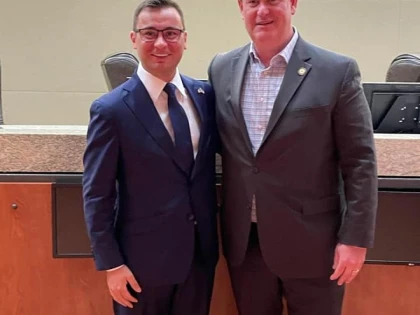 Glad Varga s-a întâlnit cu primarul oraşului Tallahassee, capitala statului Florida