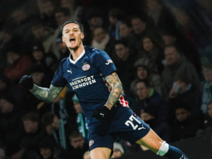 Gol de trei puncte pentru PSV. Dennis Man, decisiv la Groningen
