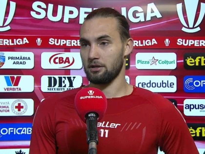 Golgheterul Postolachi a ținut UTA în Superliga: "Sunt mulțumit cu mine, mă simt bine aici"