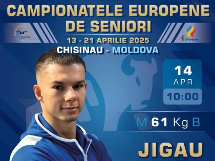 Halterofilul arădean Daniel Jigău a debutat la Europeanul seniorilor, iar Roberto Ciurar pregătește Mondialul U17!