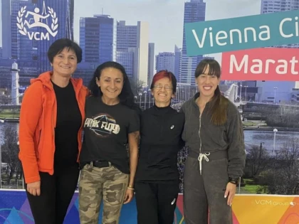 Happy Girls Team Arad a încheiat pe locul secund în maratonul de la Viena