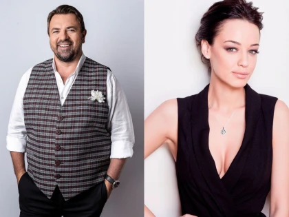 Horia Brenciu şi Andreea Raicu, prezentatorii emisiunii "La Măruţă"