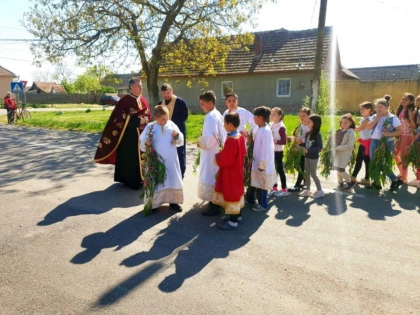Hramul bisericii din Parohia Șagu, Protopopiatul Arad
