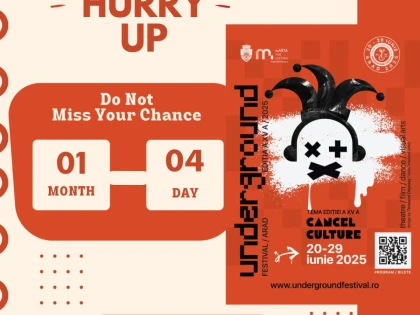HUB Cultural mARTA: Continuă înscrierile pentru Festivalul de Teatru Underground