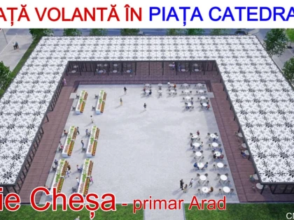 Ilie Cheșa: „Vom realiza o piață volantă în Piața Catedralei“