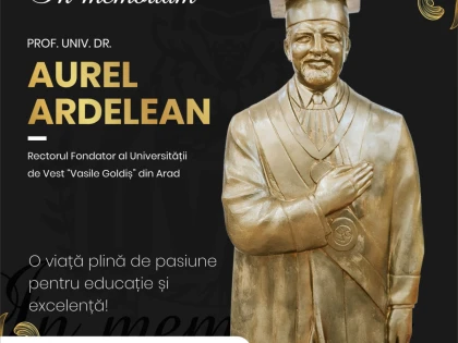 IN MEMORIAM PROF. UNIV. DR. AUREL ARDELEAN, 4.07.1039 – 26.12.2018