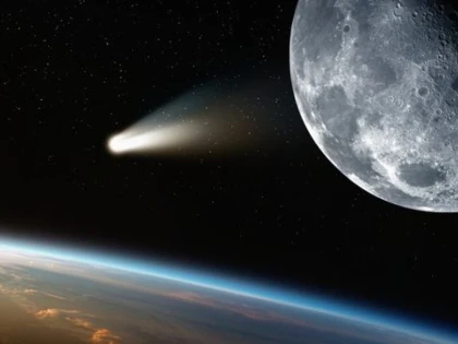 IN URMA CU 105 ANI, TERRA TRECEA, LA O DISTANTA FOARTE MICA, PE LANGA COMETA HALLEY