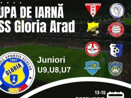 În weekend se va disputa Cupa de iarnă CSȘ Gloria la fotbal