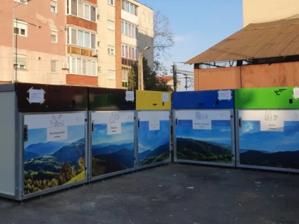 Încă 25 de insule ecologice digitalizate vor fi amenajate în zona Calea Aurel Vlaicu