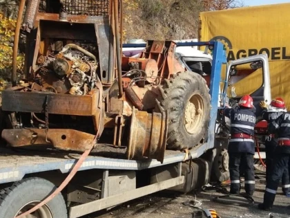 Încă un accident GRAV pe DN 7! Un bărbat de 62 de ani a decedat