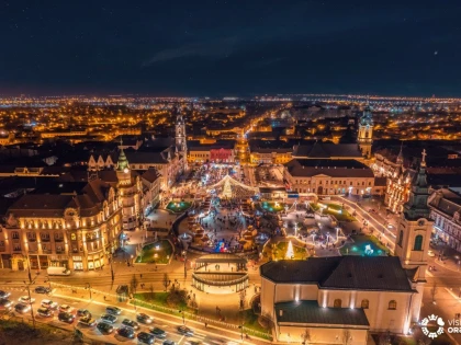 Încă un motiv de umilință oferit de Bibarț arădenilor: Târgul de Crăciun arată ca un WC public, în comparație cu cel de la Oradea
