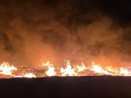 Incendiu de amploare, la Mailat. 23 de hectare au fost cuprinse de flăcări