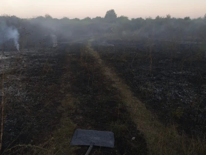 Incendiu de necontrolat în municipiu, pe strada Cetății