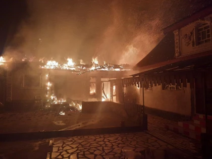Incendiu de proporții în satul Chier