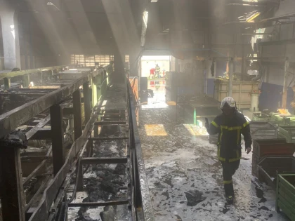 Incendiu de proporții la Fabrica Feroneria