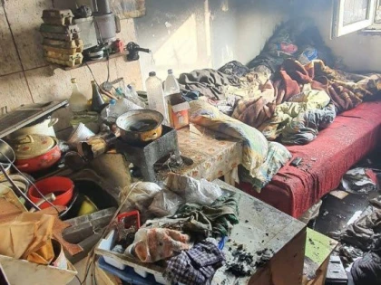 Incendiu într-un bloc pe strada Predeal: un etaj întreg a fost evacuat