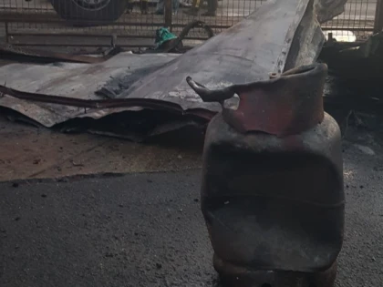 Incendiu la langoșeria de pe Câmpul Liniștii