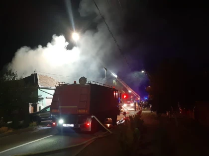 Incendiu la o casă din Gai