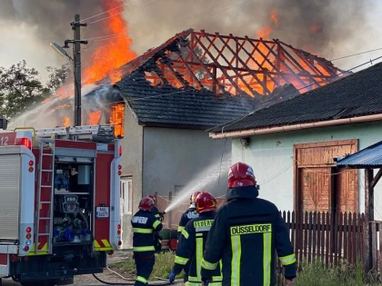 Incendiu la un motel din Socodor