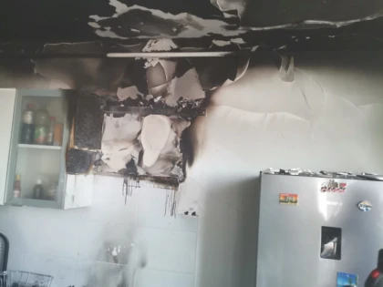 Incendiu la Via Romana