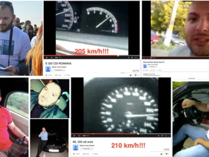 INITIATORUL PROTESTELOR IMPOTRIVA GROPILOR, CAMPION LA VITEZE DE PESTE 200 DE KM/H SI DEPASIRI PE LINIE CONTINUA