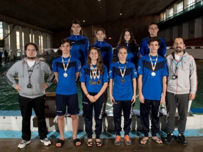 Înotătorii de la CSS Gloria au urcat pe podiumul naţional