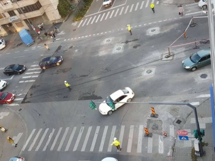 Intersecţia de la CJA a fost finalizată