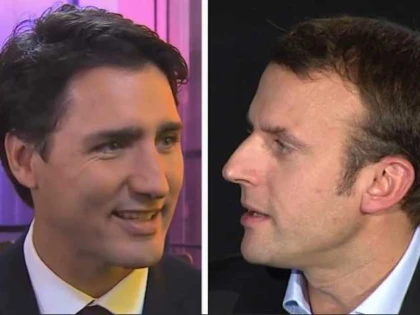 Întrebarea zilei pe internet. Cine este mai sexy dintre Macron și Trudeau?