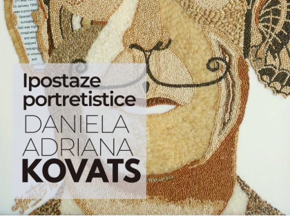 „Ipostaze portretistice” în mozaic cu semințe: o inedită expoziție de artă la Biblioteca Județeană Arad
