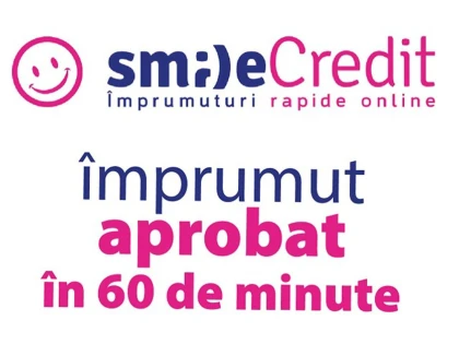 Îți dorești să poți obține bani în doar câteva minute? Alege Smilecredit