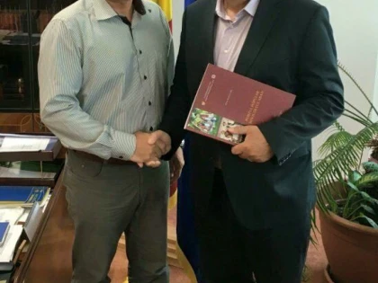 IUSTIN CIONCA: ”AM PRIMIT UN OASPETE IMPORTANT LA CONSILIUL JUDEȚEAN”