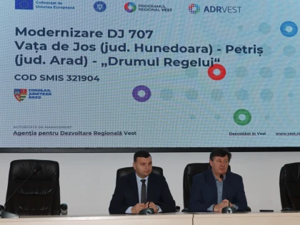 Iustin Cionca: „Cu Drumul Regelui mergem mai departe și turnăm asfalt și în vârf de munte, legăm Petrișul de Vața”