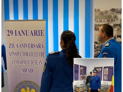 Jandarmii arădeni aniversează 104 ani de la înființare ca structură pe teritoriul județului Arad