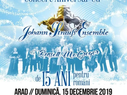 Johann Strauss Ensemble, pe 15 decembrie, la Filarmonica de Stat Arad