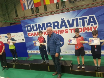 Jucătorii de tenis de masă ai CSM Arad, printre remarcații turneului internațional de la Dumbrăvița