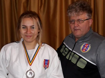 Judoka arădeană Andreea Ciopraga, vicecampioană naţională de tineret
