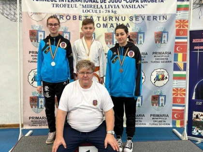 Judoka CSM-ului au urcat pe podium la turneul internațional Cupa Drobeta
