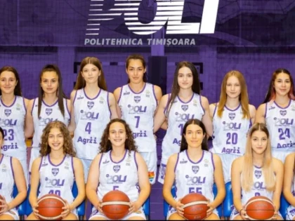 Junioara arădeancă Magda Ciubăncan, într-un stagiu de selecție pentru lotul național de baschet 3x3