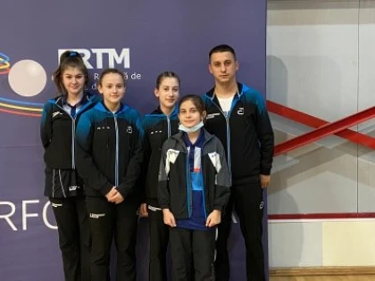 Junioarele II de la CSM Arad au cucerit bronzul pe echipe la tenis de masă