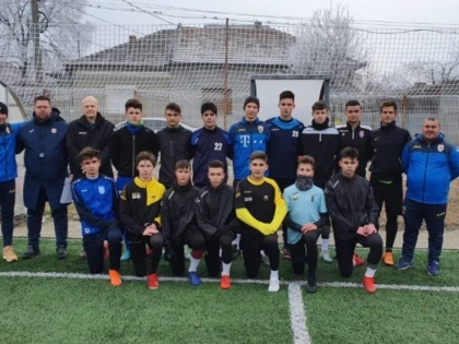Juniori arădeni, testaţi de FRF pentru convocările la loturi