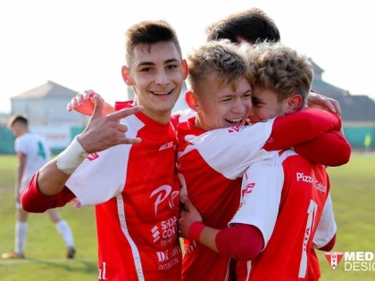 Juniorii ”roş-albi” fac spectacol în Liga Elitelor