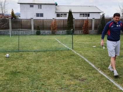Jurnal de izolare: Laszlo Balint, surprins la treabă de Digisport