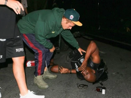 Justin Bieber a lovit cu mașina un fotograf