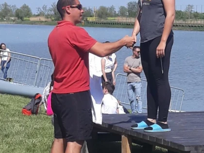 Kaiacista Natalia Ciocluţ, prima pe pista olimpică din Szeged