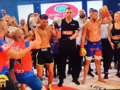 Kickboxerul arădean Edi Gafencu a pierdut centura de campion, în gala de la Brașov