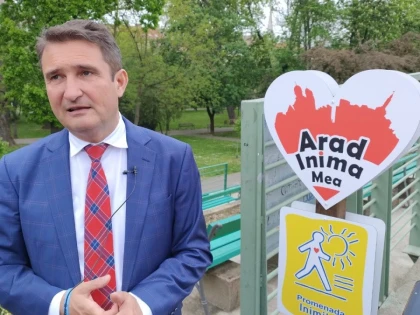 La Arad a fost inaugurată Promenada inimilor