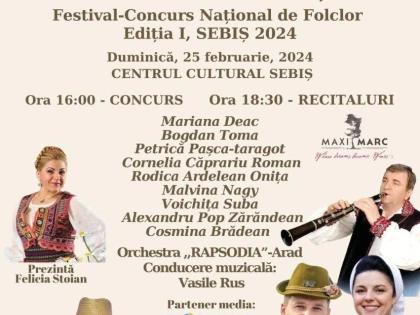 La poalele dealului Pleșa, Festival-concursul național de folclor Ediția I, Sebiș 2024